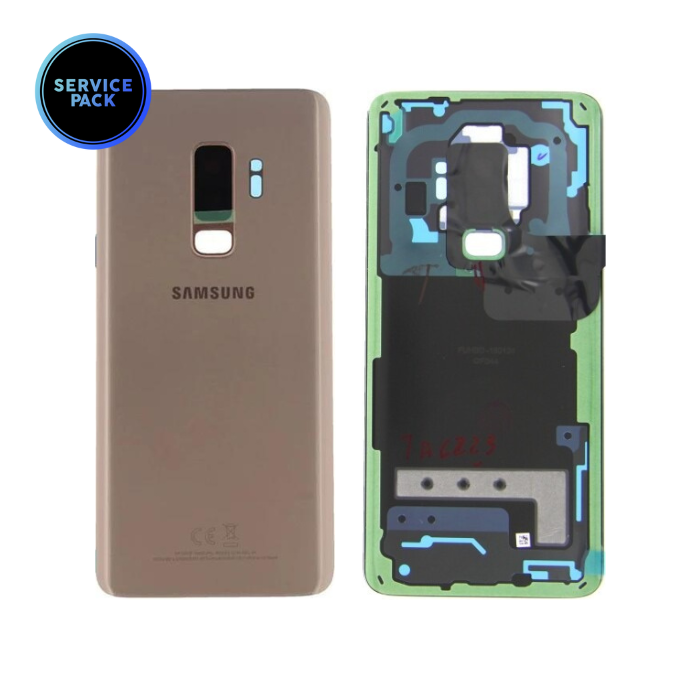 Vitre arrière pour SAMSUNG S9 Plus - G965F - SERVICE PACK - Or