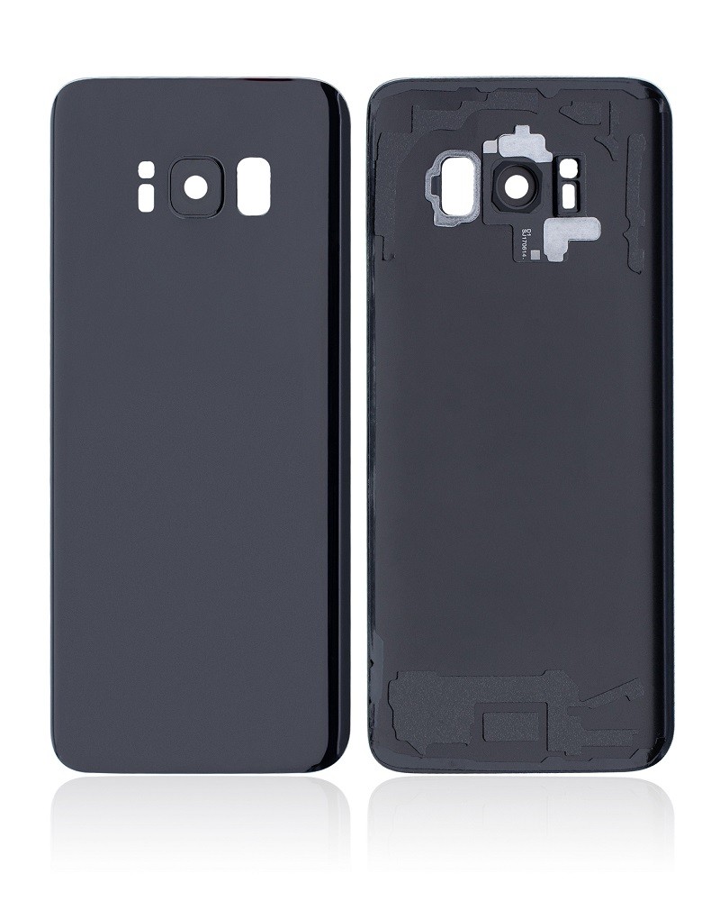 Vitre arrière pour SAMSUNG S8 Plus- Noir - Sans Logo