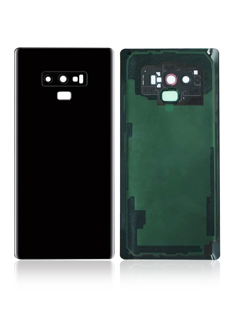 Vitre arrière compatible SAMSUNG Note 9 - N960F - Noir - Sans logo