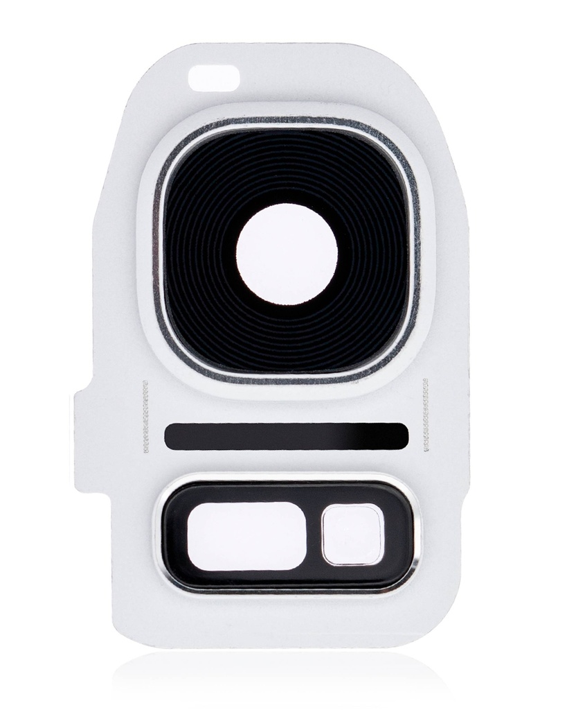 Lentille caméra compatible Samsung Galaxy S7 Edge - Blanc