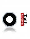Lentille caméra arrière avec support pour iPhone XR - Bleu - Pack de 10
