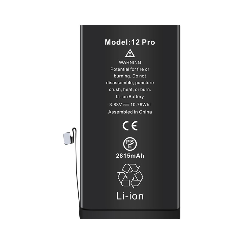 Batterie iPhone 12 - 12 Pro Ti - adhésif inclus