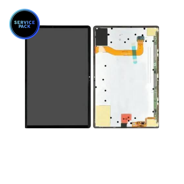 Bloc écran OLED pour SAMSUNG Tab S7 Plus - SERVICE PACK - Noir