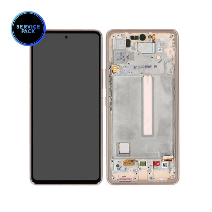 Bloc écran OLED pour SAMSUNG A53 5G A536 - SERVICE PACK - Pêche