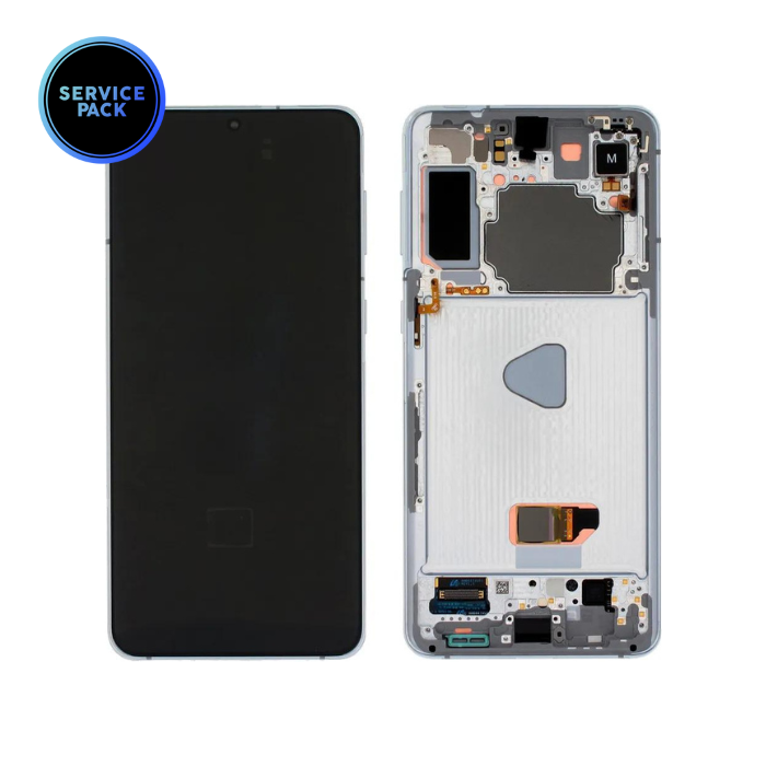 Bloc écran OLED pour SAMSUNG S21 Plus 5G - G996 - SERVICE PACK - Argent