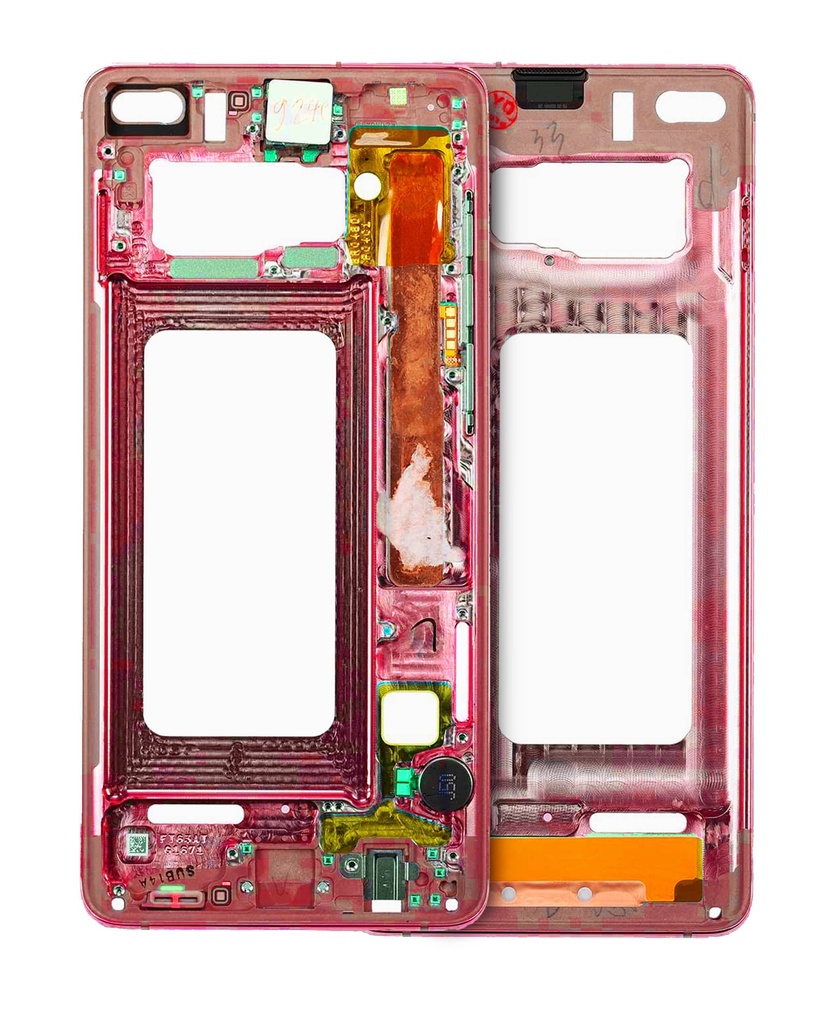 Châssis central compatible SAMSUNG S10 - Cardinal Red