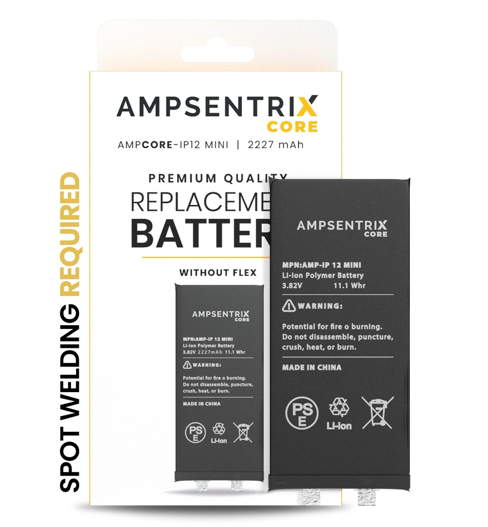 Batterie à souder pour iPhone 12 Mini - AmpSentrix