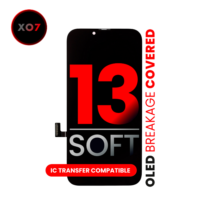 Bloc écran OLED compatible pour iPhone 13 - XO7 - Soft