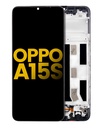 Bloc écran LCD avec châssis compatible OPPO A15 - A15S - Reconditionné - Toutes couleurs
