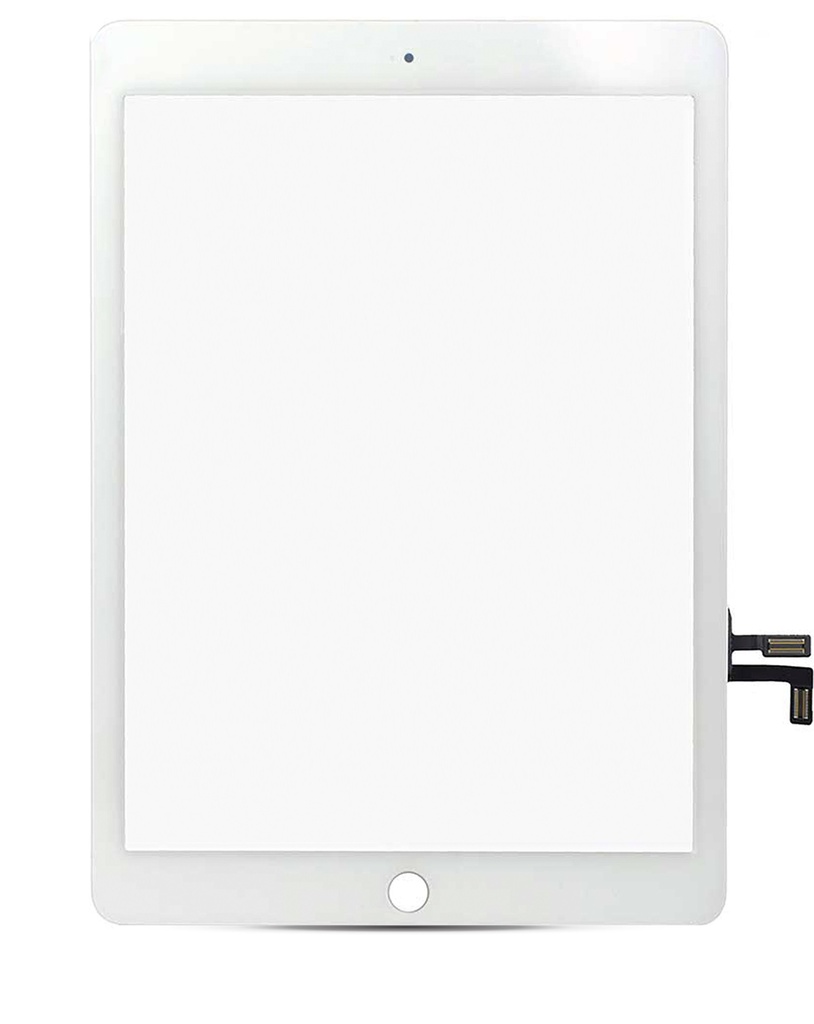 Vitre tactile compatible iPad Air 1- iPad 5 - 2017 sans bouton - Blanc - Reconditionné