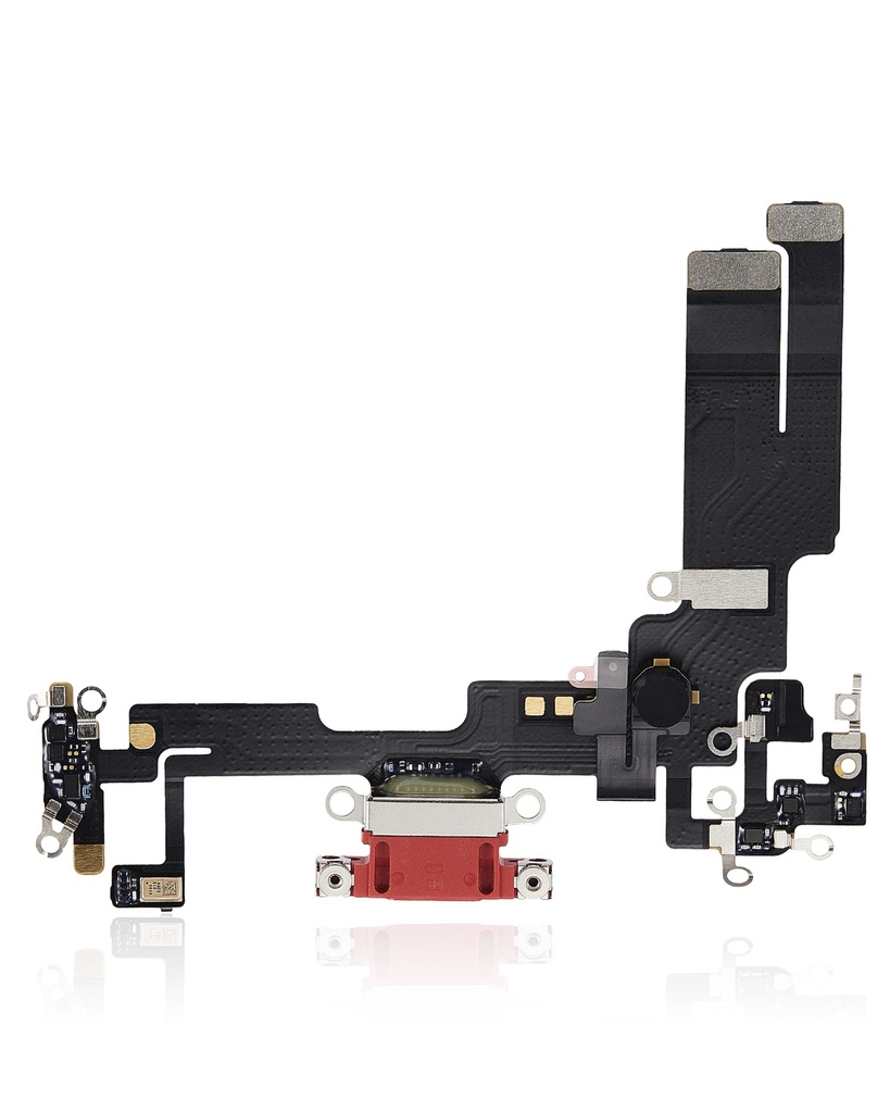 Connecteur de charge compatible pour iPhone 14 - Premium - Rouge