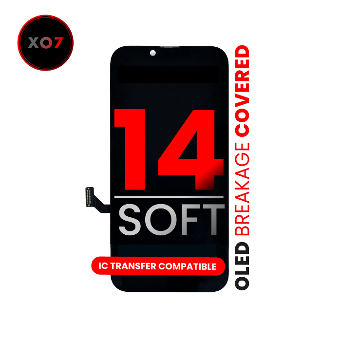 Bloc écran OLED compatible pour iPhone 14 - XO7 - Soft