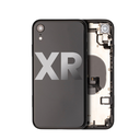 Châssis avec nappes pour iPhone XR - Grade A - avec logo - Noir