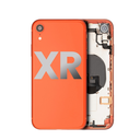 Châssis avec nappes pour iPhone XR - Grade A - avec logo - Corail