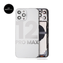 Châssis avec nappes pour iPhone 12 Pro Max - Grade A - avec Logo - Version US - Argent