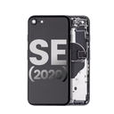 Châssis avec nappes pour iPhone SE 2020 - Grade A - avec logo - Noir