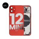 Châssis avec nappes pour iPhone 12 Mini - Grade A - avec Logo - Version US - Rouge