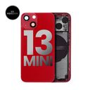 Châssis avec nappes pour iPhone 13 Mini - Grade A - avec Logo - Version US - Rouge