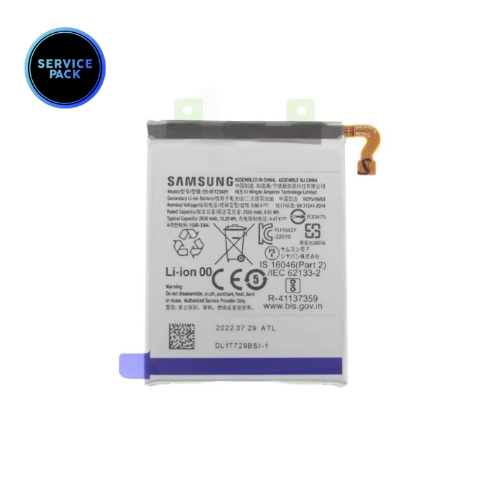 Batterie principale pour SAMSUNG Z Flip 4 - F721 - SERVICE PACK - EB-BF723ABY