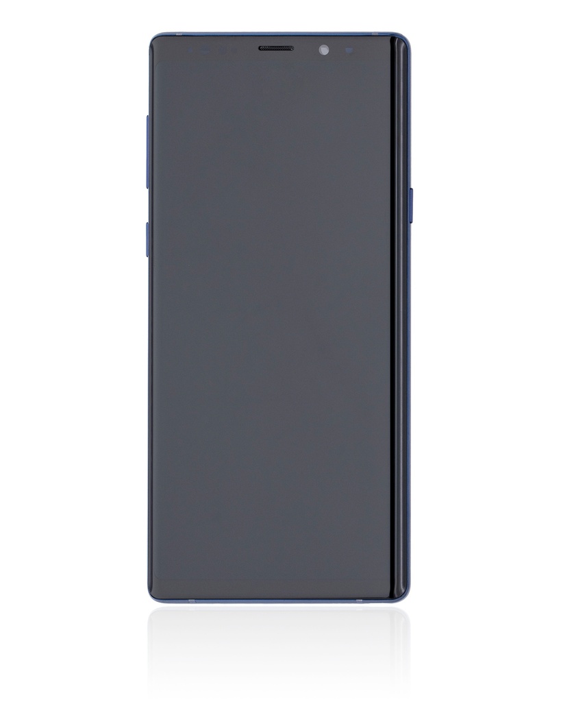 Bloc écran OLED avec châssis compatible SAMSUNG Note 9 - Reconditionné - Bleu