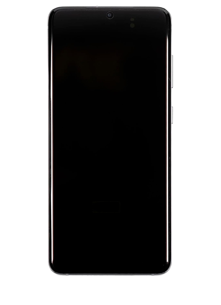 Bloc écran OLED avec châssis pour SAMSUNG S20 - Reconditionné - Noir