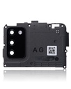 Plaque de support carte mere avec lentille arriere compatible pour SAMSUNG A02S A025 - Noir - Version G