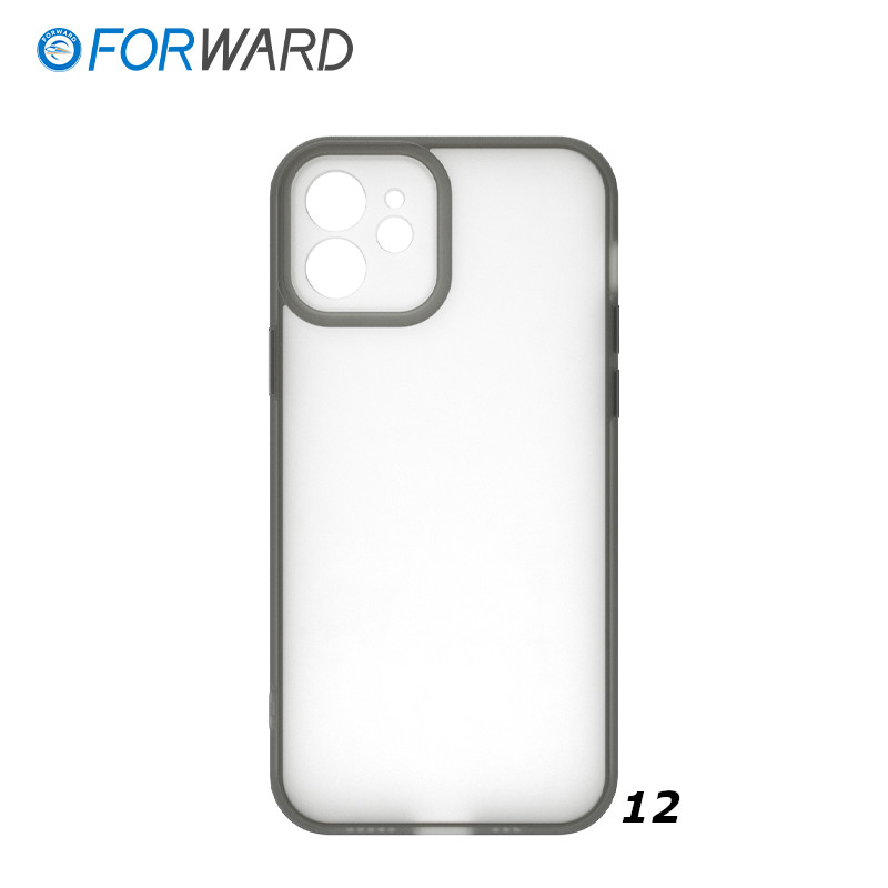 Coque de protection personnalisable pour iPhone 12 - FORWARD - Gris Sidéral