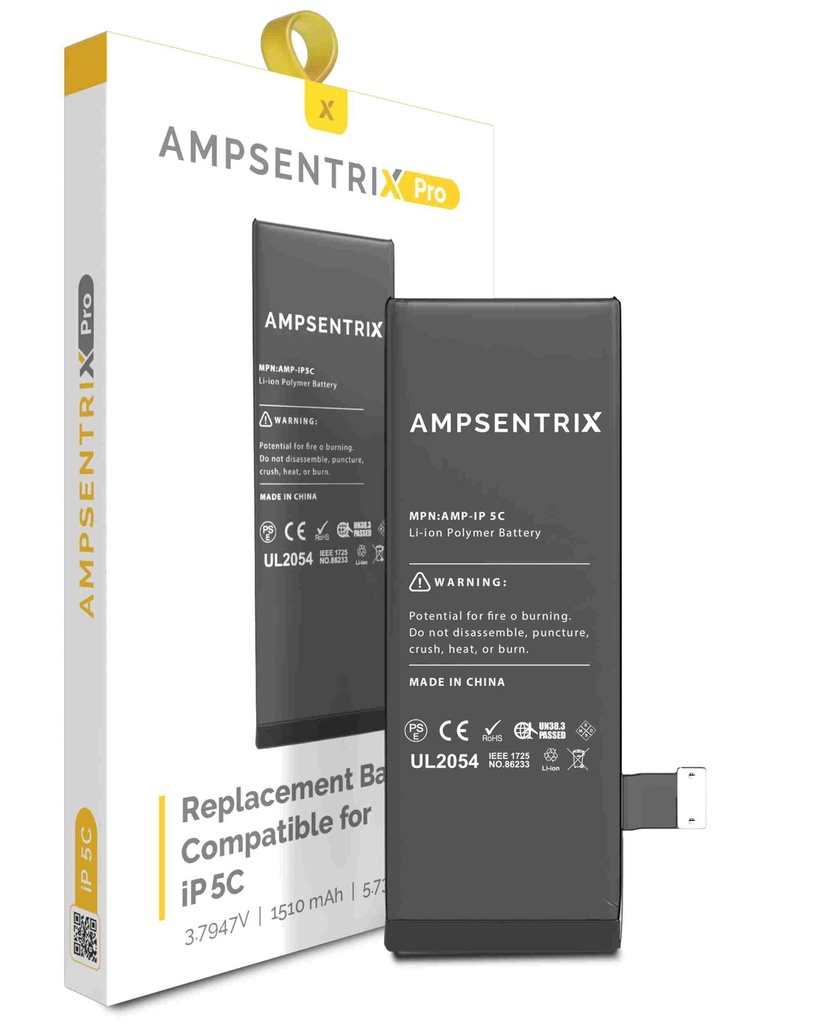 Batterie compatible iPhone 5C - AmpSentrix Pro