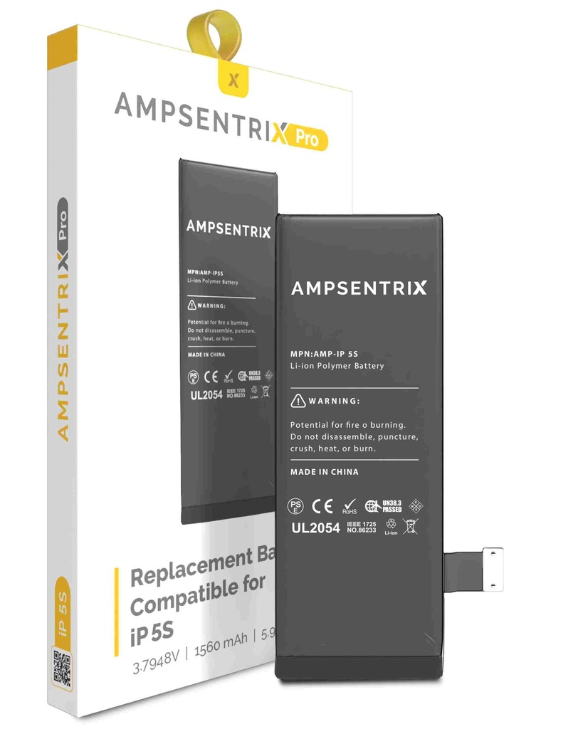 Batterie compatible iPhone 5S - AmpSentrix Pro