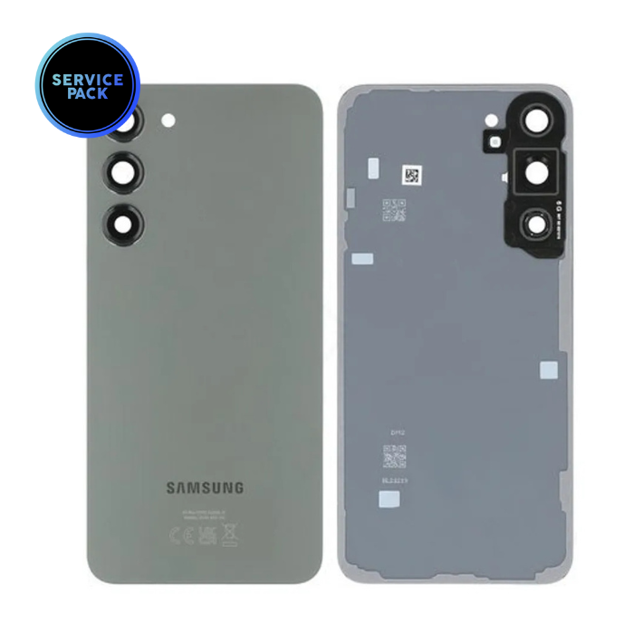 Vitre arrière pour SAMSUNG S23 Plus 5G - S916B - Vert - SERVICE PACK