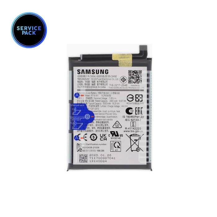 Batterie pour SAMSUNG A14 5G - A146B - A04 - A045 - SERVICE PACK - WT-S-W1