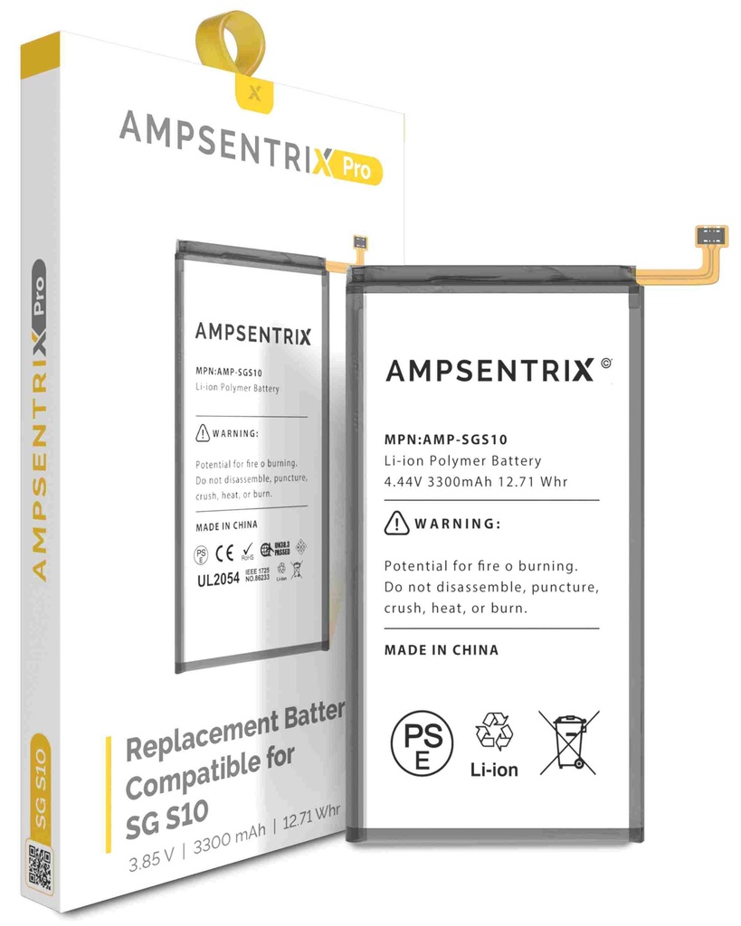 Batterie compatible SAMSUNG S10 - AmpSentrix Pro