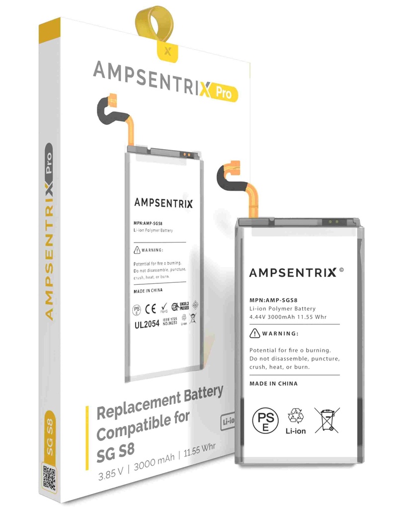 Batterie compatible SAMSUNG S8 - AmpSentrix Pro