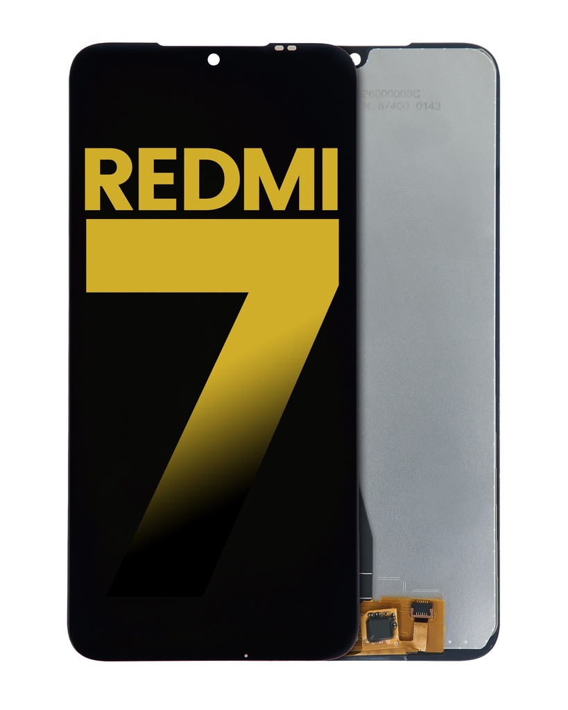 Bloc écran LCD sans châssis compatible Xiaomi Redmi 7 - Reconditionné - Toutes couleurs