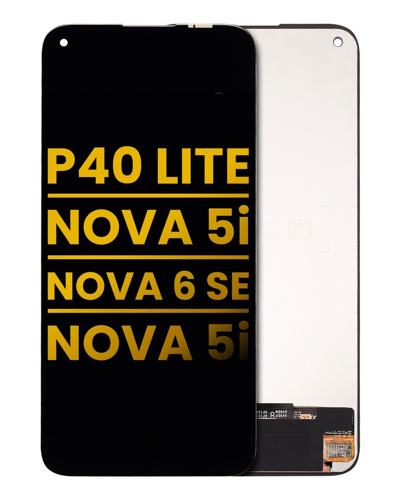 Bloc écran LCD sans châssis pour HUAWEI P40 Lite - Nova 5I - Nova 6 SE - Nova 7I - Reconditionné