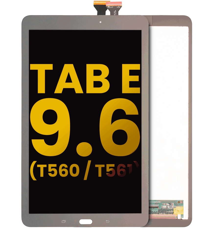 Bloc écran LCD sans châssis pour SAMSUNG Tab E 9.6 - T560/T561 - Reconditionné - Noir