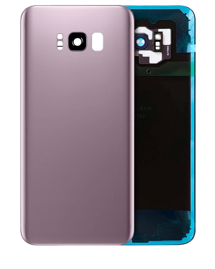 Vitre arrière avec lentille caméra compatible SAMSUNG S8 Plus - Sans logo - Aftermarket Plus - Rose Pink