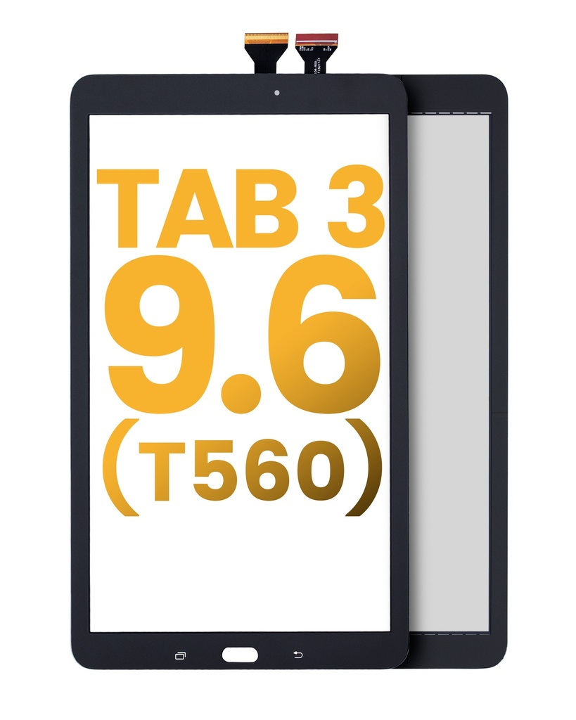 Vitre tactile compatible pour SAMSUNG Tab E 9.6" - T560 - Noir