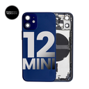 Châssis avec nappes pour iPhone 12 Mini - Grade A - avec Logo - Version Internationale - Bleu