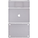 Film 4 en 1 compatible MacBook Air 13" - A1932 - Fin 2018 Début 2019 - Gris Sidéral