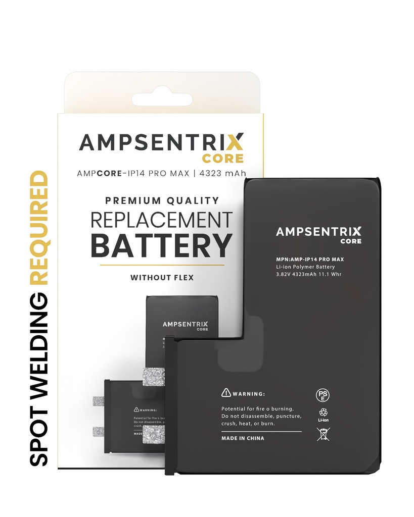 Batterie à souder pour iPhone 14 Pro Max - AmpSentrix