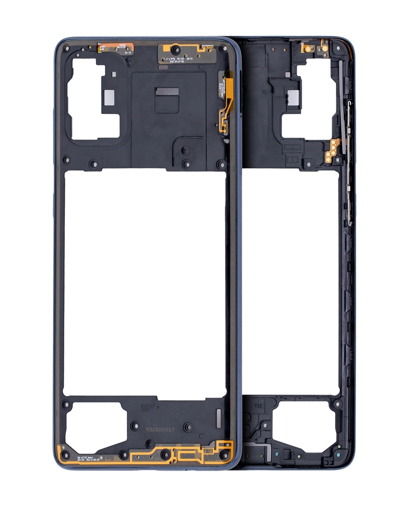 Châssis central compatible SAMSUNG A71 - A715 - Noir