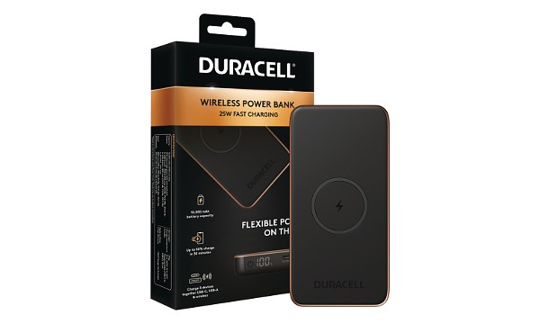 PowerBank Wireless - Duracell Core10 - Noir et Or