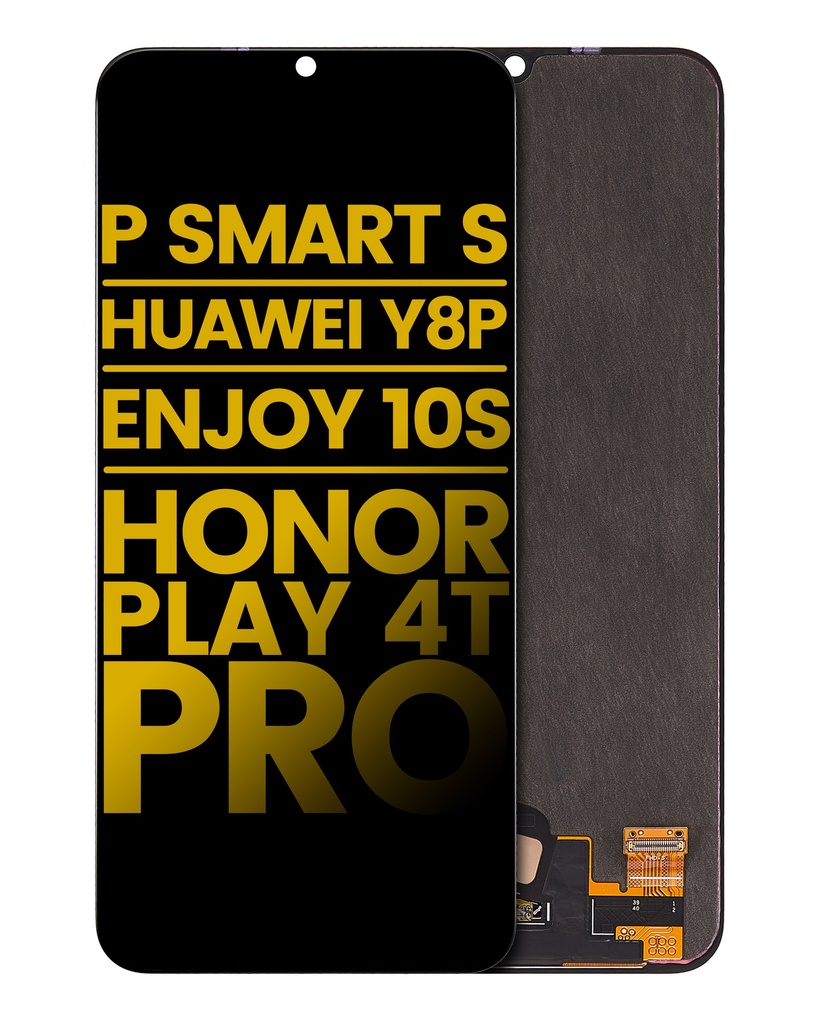 Bloc écran OLED sans châssis compatible Huawei P SMART S - Y8P - ENJOY 10S - HONOR PLAY4T Pro - Reconditionné - Toute couleur