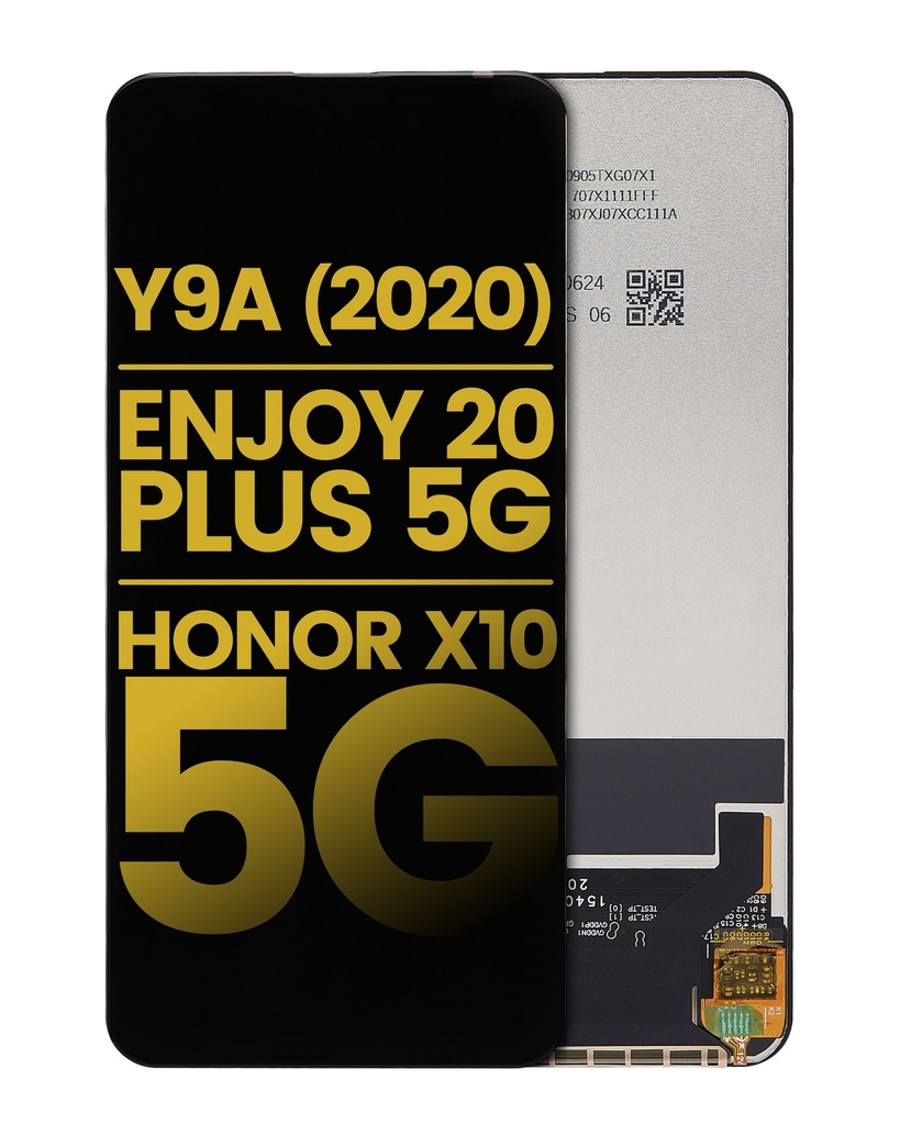 Bloc écran LCD sans châssis compatible HUAWEI Y9A 2020 - Enjoy 20 Plus 5G - Honor X10 5G - Reconditionné - Toutes couleurs