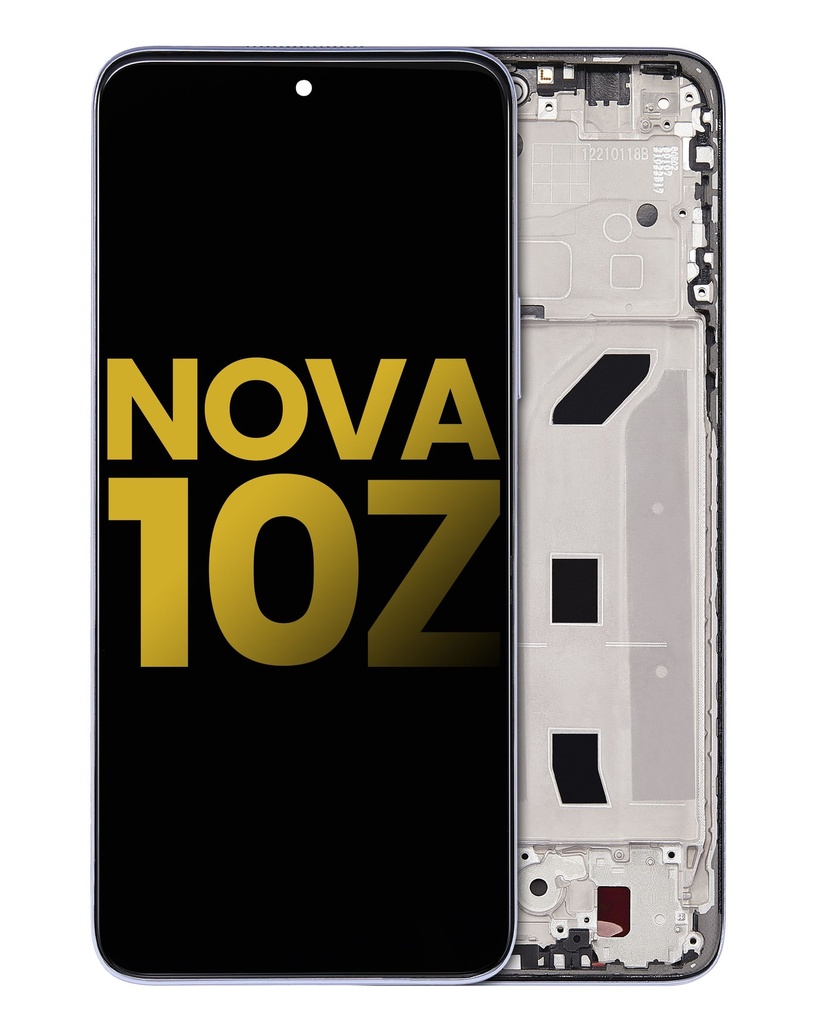 Bloc écran LCD avec châssis compatible Huawei Nova 10z - Reconditionné - Argent