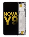 Bloc écran LCD avec châssis compatible Huawei Nova Y90 - Reconditionné - Blanc Perlé