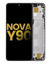 Bloc écran LCD avec châssis compatible Huawei Nova Y90 - Reconditionné - Midnight black