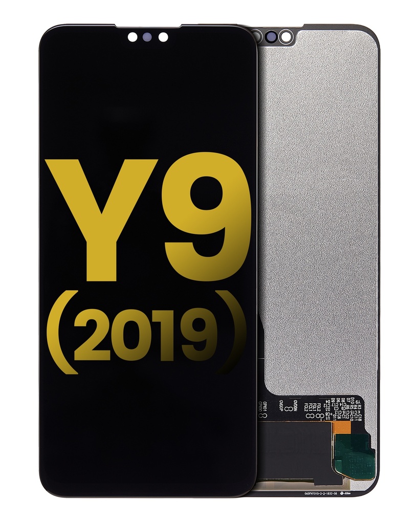 Bloc écran LCD sans châssis Compatible  Huawei Y9 2019 - reconditionné - Toutes couleurs
