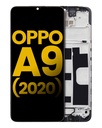 Bloc écran LCD avec châssis compatible Oppo A9 2020 - Reconditionné - Toutes couleurs